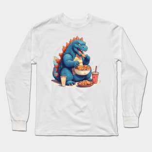 Godzilla cheating day Long Sleeve T-Shirt